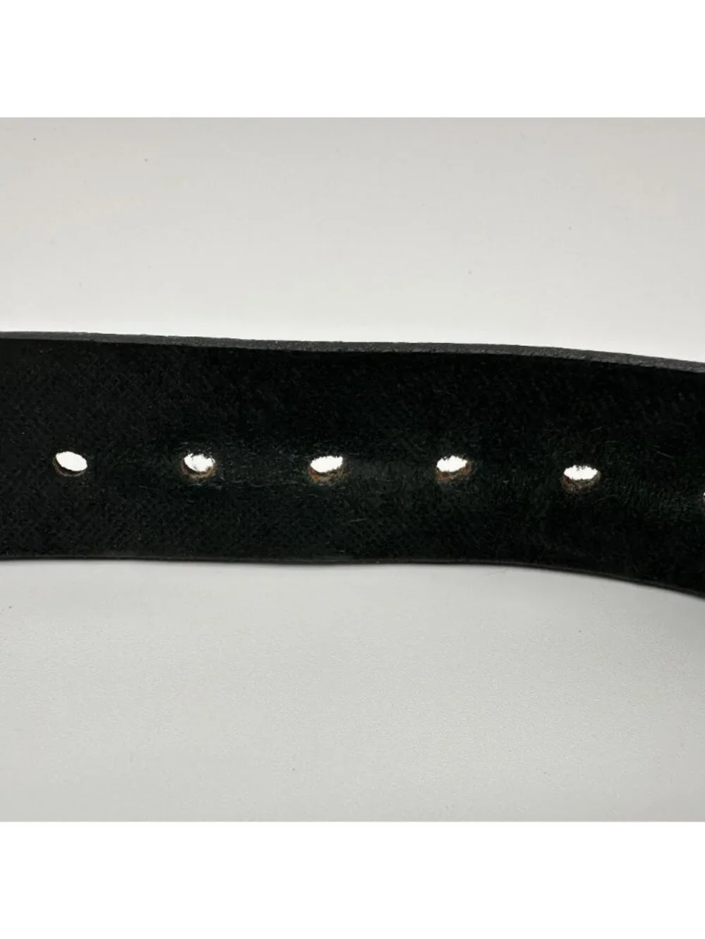 Black Leather Belt Strap RW Amish Men's Basketweave 58 1/2